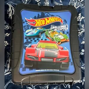 Hot Wheels "Challenge Accepted" Rolling 110 Car Carry Case.